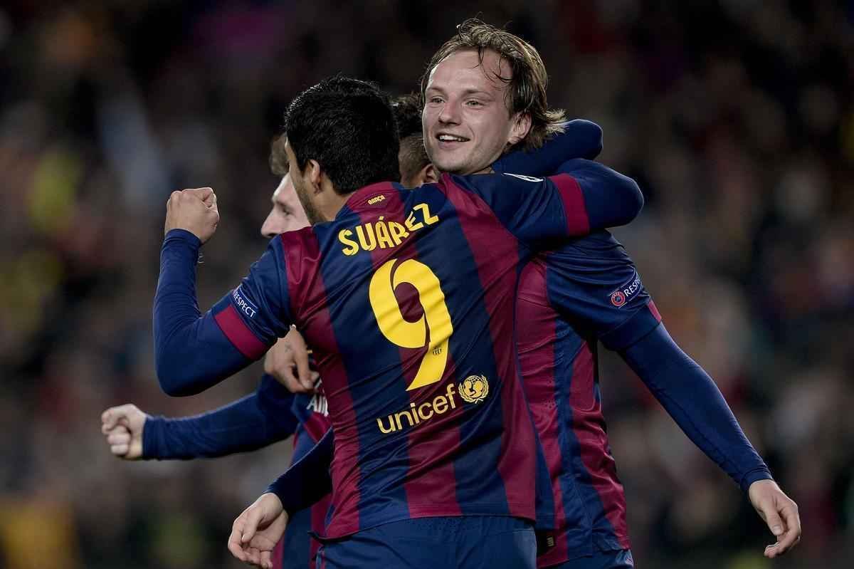 Imagens do duelo entre Barcelona e Manchester City, no Camp Nou, pela Liga dos Campees