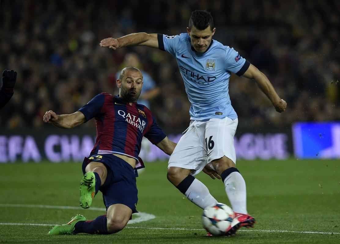 Imagens do duelo entre Barcelona e Manchester City, no Camp Nou, pela Liga dos Campees
