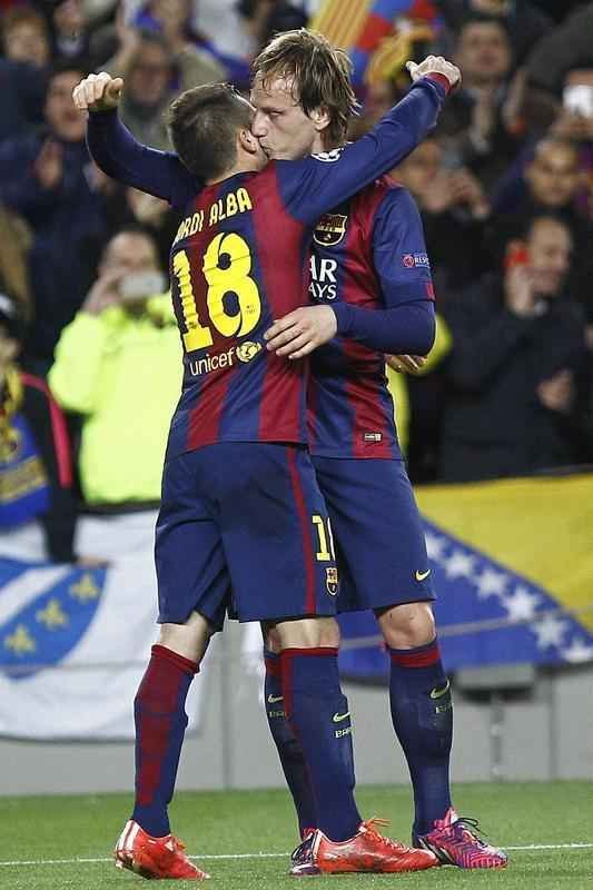 Imagens do duelo entre Barcelona e Manchester City, no Camp Nou, pela Liga dos Campees