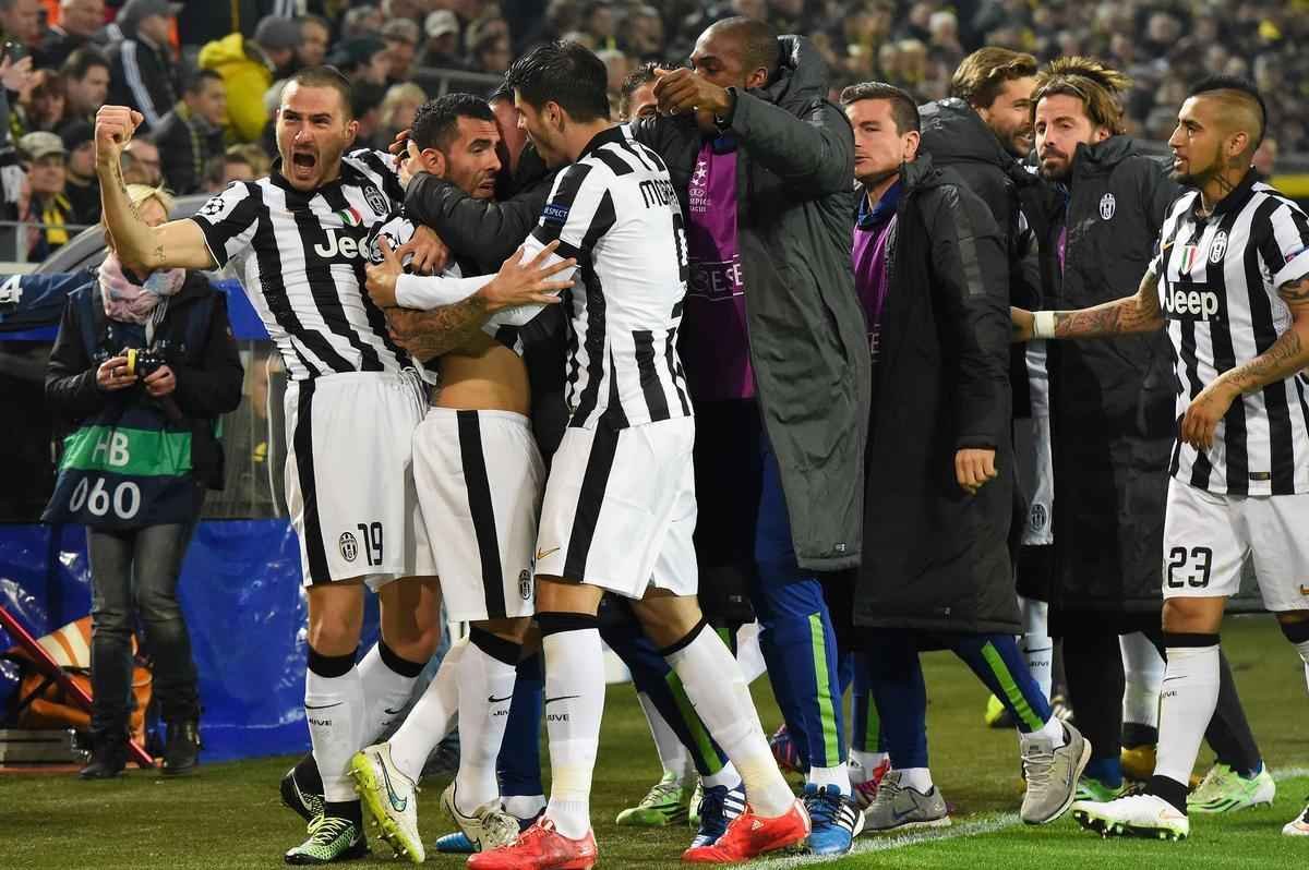 Imagens do duelo de volta das oitavas de final Liga dos Campees, entre Borussia e Juventus