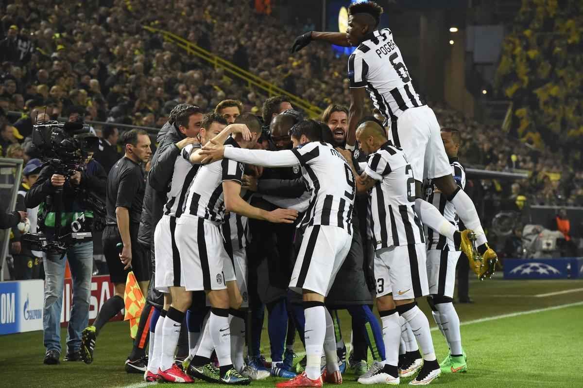 Imagens do duelo de volta das oitavas de final Liga dos Campees, entre Borussia e Juventus