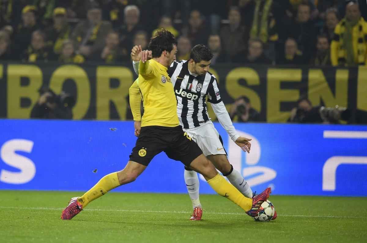 Imagens do duelo de volta das oitavas de final Liga dos Campees, entre Borussia e Juventus