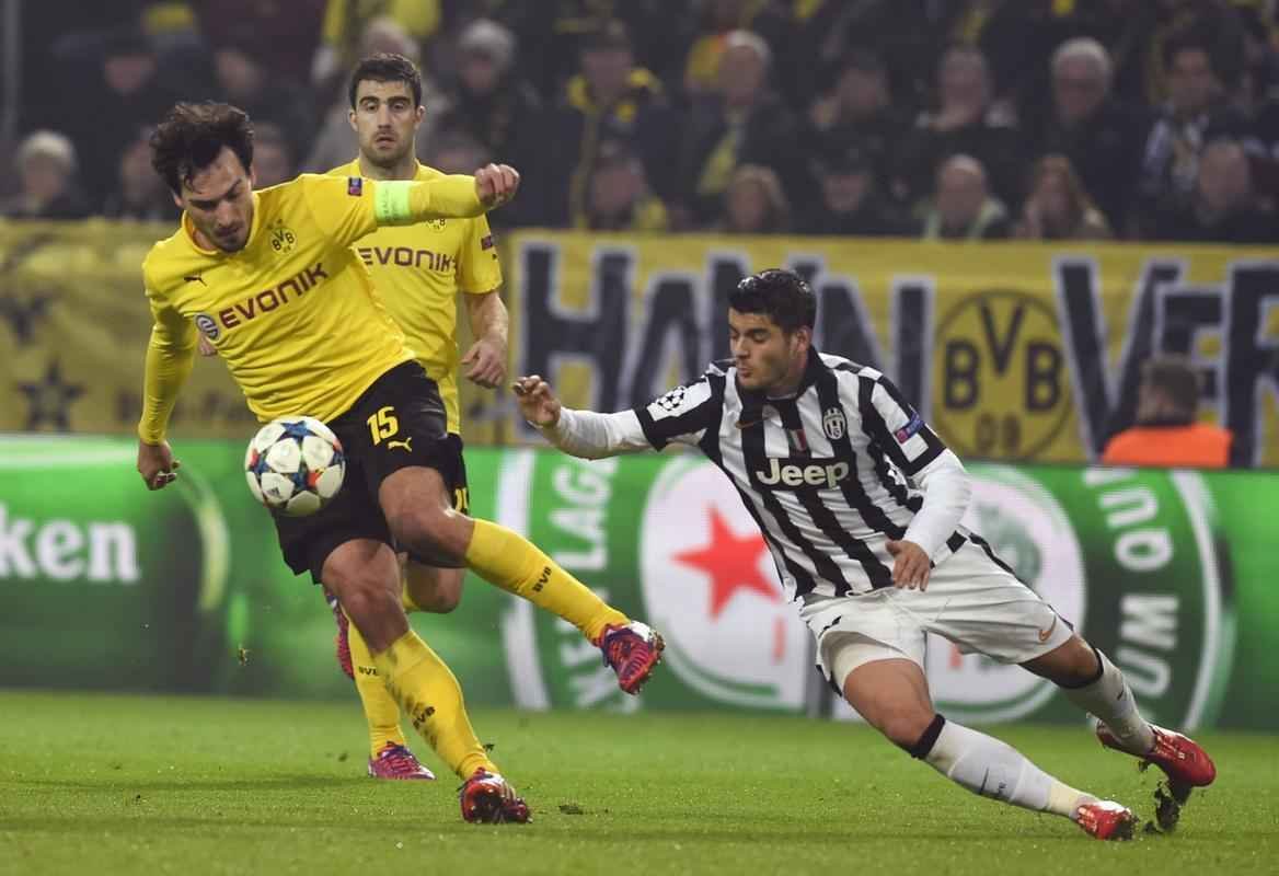 Imagens do duelo de volta das oitavas de final Liga dos Campees, entre Borussia e Juventus