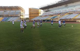Cruzeiro treinou no moderno estdio Cachamay, local do jogo com o Mineros