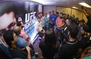 Imagens do Media Day do UFC Fight Night 62 - Demian Maia d entrevista