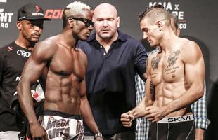 Imagens da pesagem oficial do UFC Fight Night 62 - Jorge de Oliveira x Christos Giagos