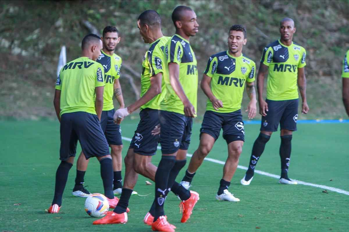 Fotos do ltimo treino do Galo antes da partida contra o Tombense pelo Campeonato Mineiro