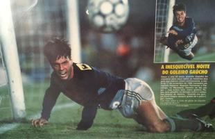 Gaúcho guarda recortes de jornal e fotos dos tempos em que foi jogador de futebol