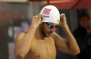 Fotos da apresentao do nadador Thiago Pereira no Minas Tnis Clube