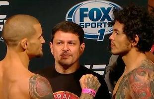 Veja imagens da pesagem do UFC em Fairfax - Dustin Poirier x Carlos Diego Ferreira