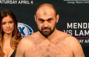 Veja imagens da pesagem do UFC em Fairfax -  Shamil Abdurahimov