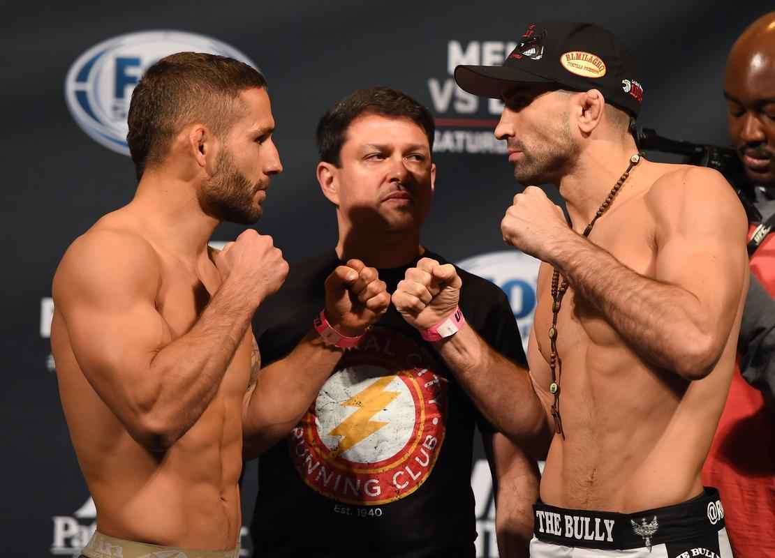 Veja imagens da pesagem do UFC em Fairfax - Chad Mendes x Ricardo Lamas