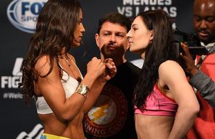 Veja imagens da pesagem do UFC em Fairfax - Julianna Pea x Milana Dudieva