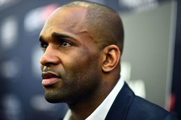 Imagens do Media Day do UFC na Polnia - Jimi Manuwa na coletiva