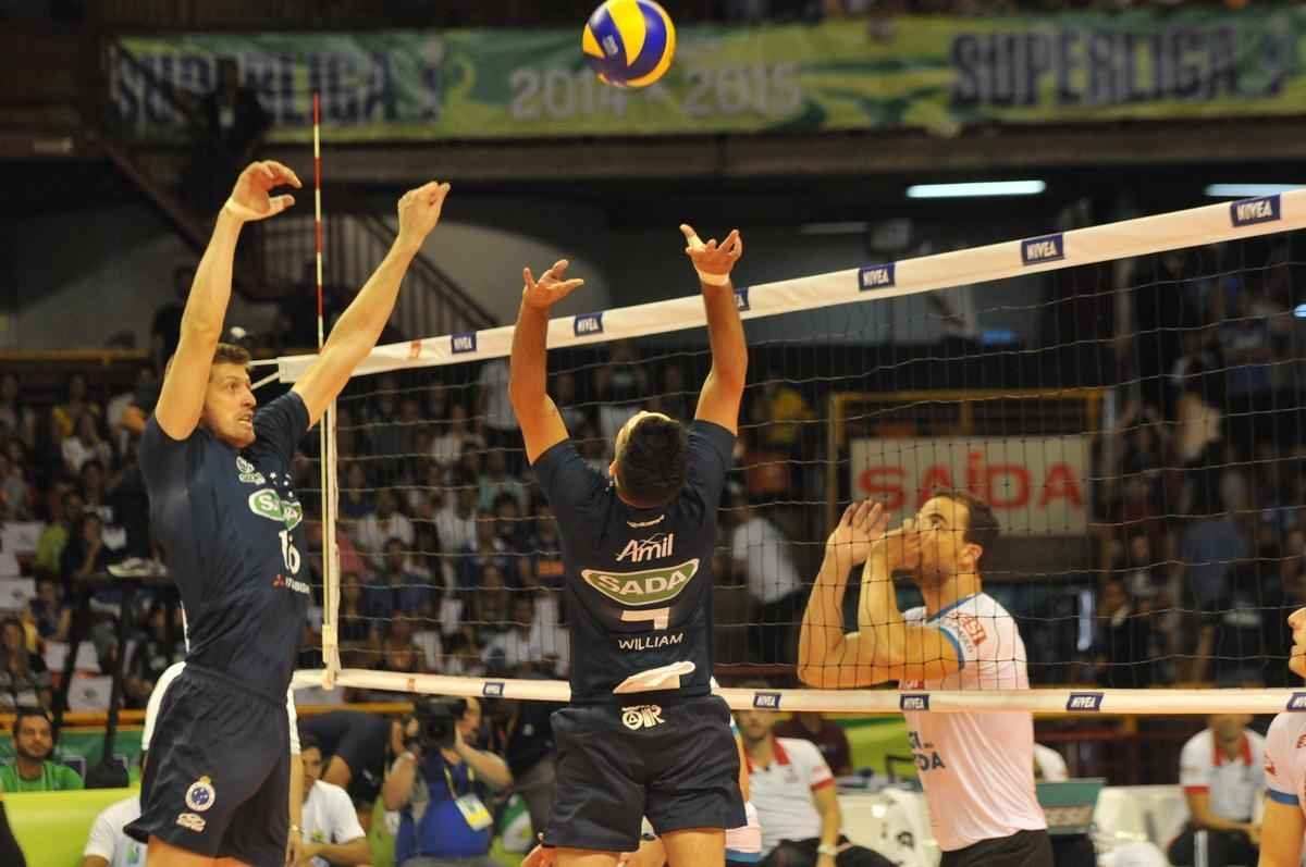 Imagens exclusivas da deciso da Superliga Masculina, no Mineirinho, entre Cruzeiro e Sesi