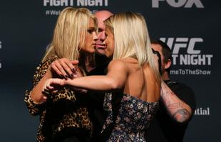 Imagens do Media Day do UFC on Fox 15 - As musas Felice Herig e Paige VanZant