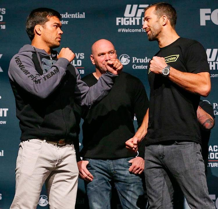 Imagens do Media Day do UFC on Fox 15 - Protagonistas Lyoto Machida e Luke Rockhold