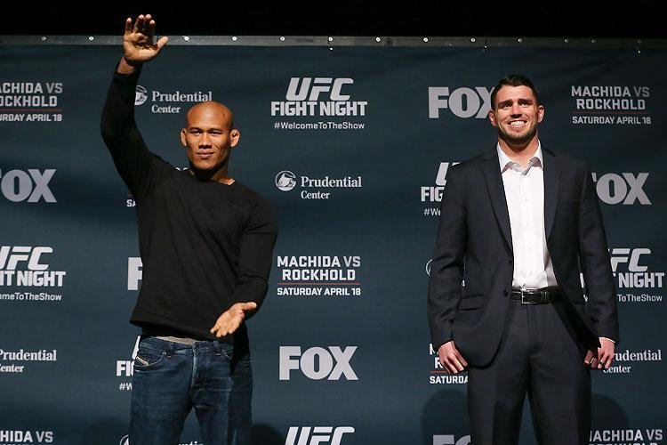 Imagens do Media Day do UFC on Fox 15 - Jacar faz o tradicional gesto e Chris Camozzi na coletiva