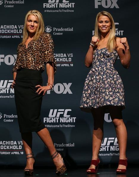 Imagens do Media Day do UFC on Fox 15 - Felice Herrig e Paige VanZant