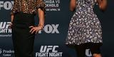 Imagens do Media Day do UFC on Fox 15 - Felice Herrig e Paige VanZant