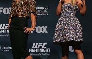 Imagens do Media Day do UFC on Fox 15 - Felice Herrig e Paige VanZant