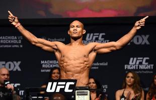 Imagens das encaradas e dos bastidores da pesagem do UFC em Newark - Jacar supera balana