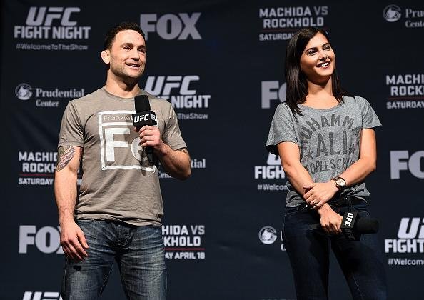 Imagens das encaradas e dos bastidores do UFC em Newark - Frankie Edgar participou de sesso de perguntas e respostas com Megan Olivi