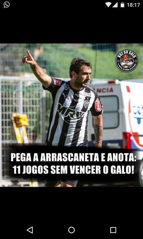 Torcedores do Atltico usaram as redes sociais para provocar os cruzeirenses depois da classificao