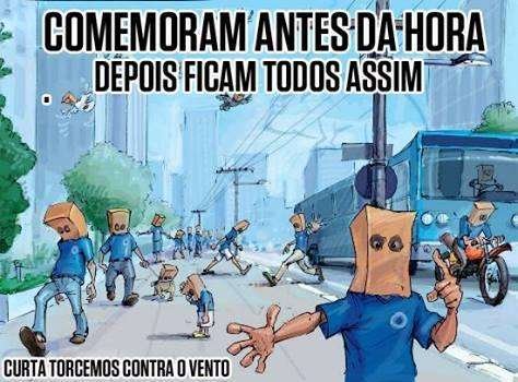 Torcedores do Atltico usaram as redes sociais para provocar os cruzeirenses depois da classificao