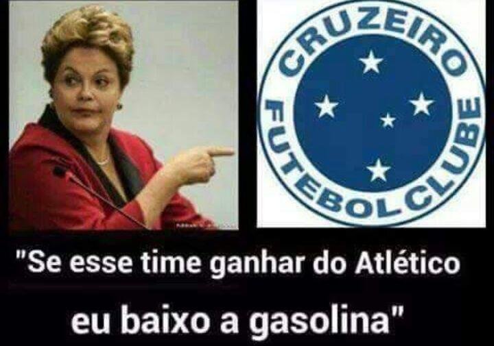 Torcedores do Atltico usaram as redes sociais para provocar os cruzeirenses depois da classificao