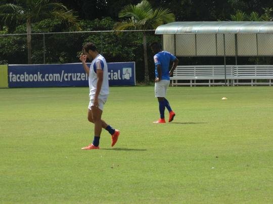 Fotos do ltimo treino do Cruzeiro antes da partida contra o Universitario, no Mineiro, pela fase de grupos da Copa Libertadores