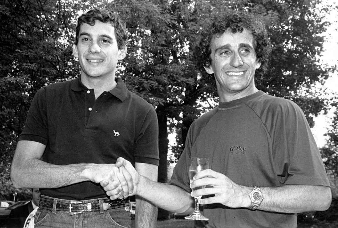 Pilotos de Frmula 1, Ayrton Senna (e) e Alain Prost