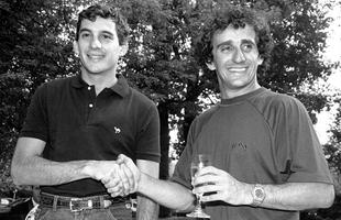 Pilotos de Fórmula 1, Ayrton Senna (e) e Alain Prost