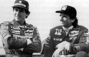 Ayrton Senna  e Emerson Fitipaldi 