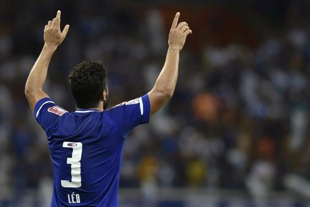 Leo marcou o segundo gol do Cruzeiro no Mineirão