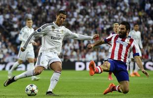 Fotos do jogo vlido pelas quartas de final Liga dos Campees, entre Real Madrid e Atltico de Madrid