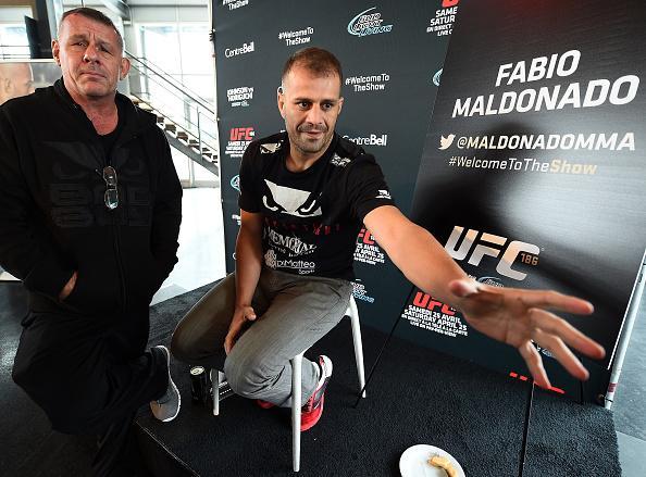 Media Day do UFC 186 - Fbio Maldonado concede coletiva em Montreal