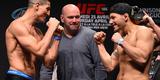 Pesagem do UFC 186 em Montreal - Chris Clements e Nordine Taleb