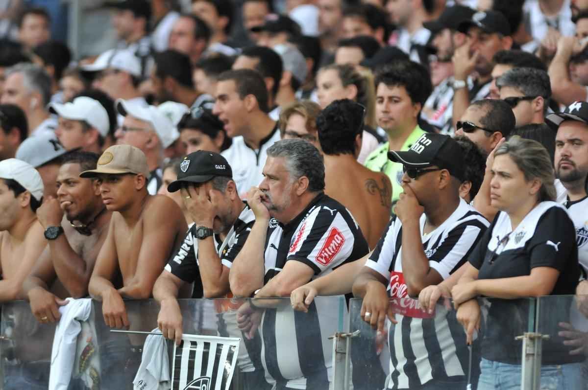 Imagens da torcida do Atltico na primeira partida da final do Mineiro, contra a Caldense