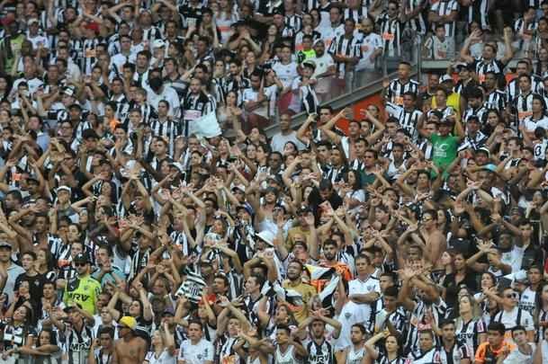 Imagens da torcida do Atltico na primeira partida da final do Mineiro, contra a Caldense