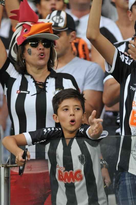 Imagens da torcida do Atltico na primeira partida da final do Mineiro, contra a Caldense