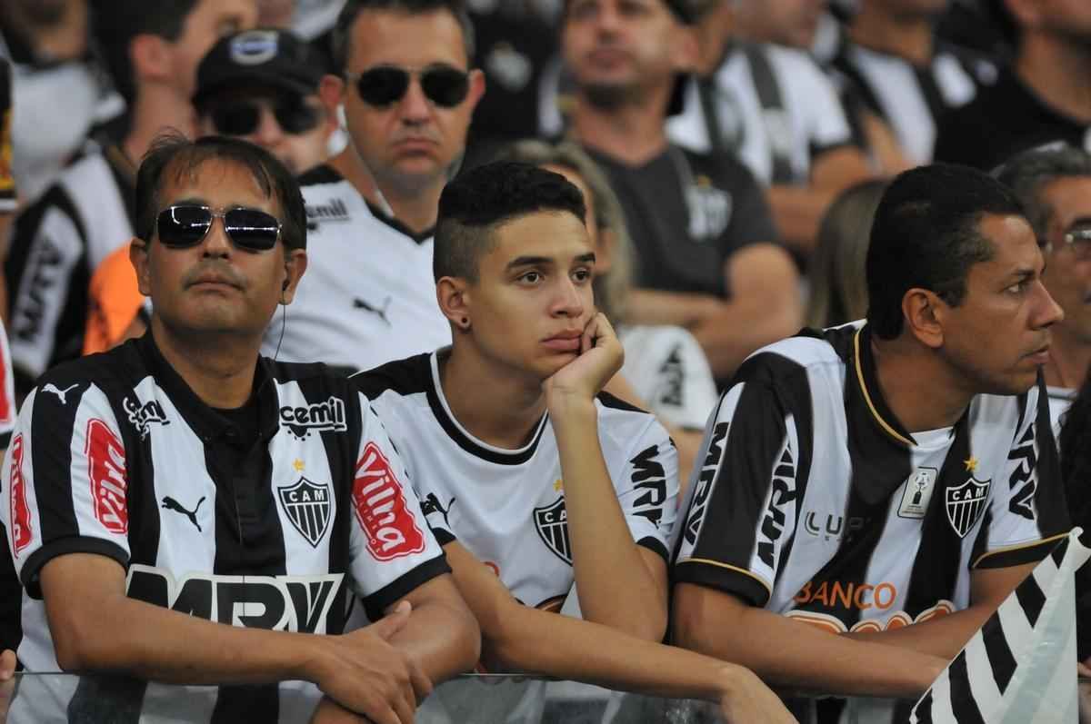 Imagens da torcida do Atltico na primeira partida da final do Mineiro, contra a Caldense