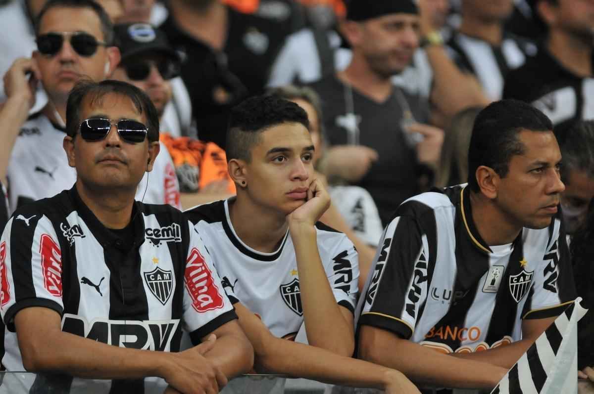 Imagens da torcida do Atltico na primeira partida da final do Mineiro, contra a Caldense