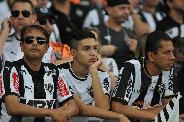 Imagens da torcida do Atltico na primeira partida da final do Mineiro, contra a Caldense