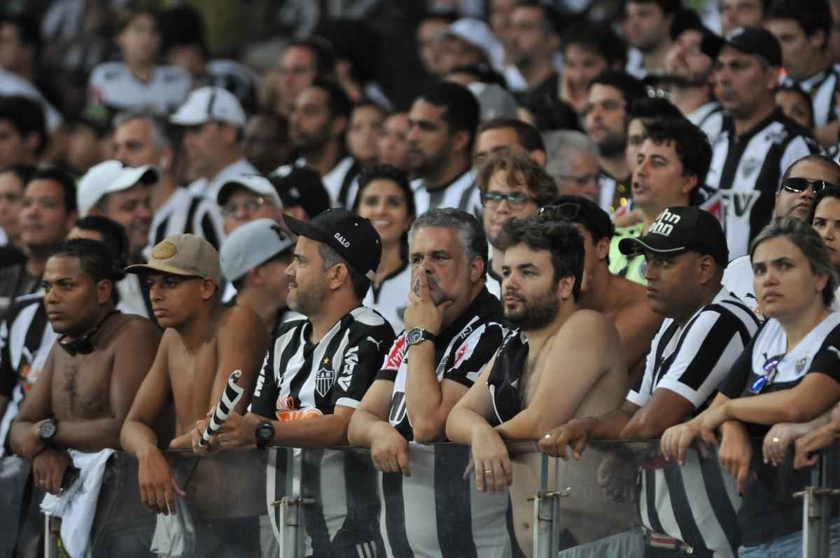 Imagens da torcida do Atltico na primeira partida da final do Mineiro, contra a Caldense