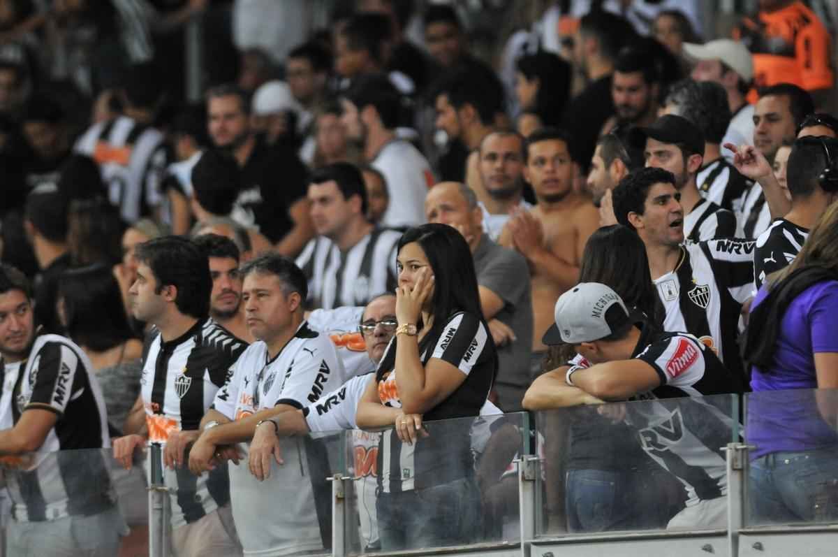 Imagens da torcida do Atltico na primeira partida da final do Mineiro, contra a Caldense