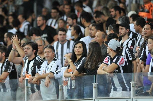 Imagens da torcida do Atltico na primeira partida da final do Mineiro, contra a Caldense