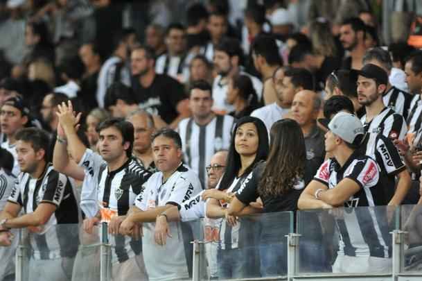Imagens da torcida do Atltico na primeira partida da final do Mineiro, contra a Caldense