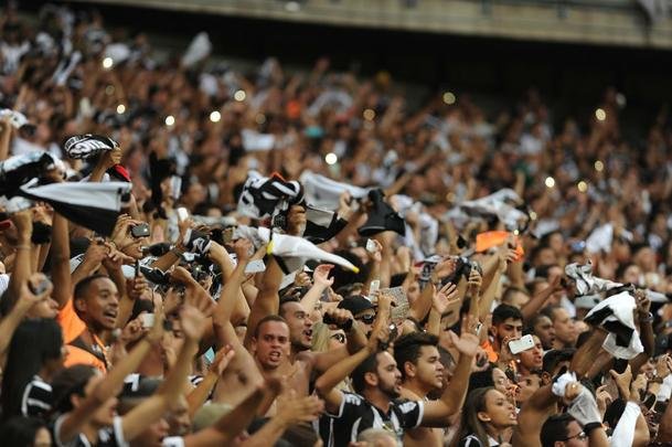 Imagens da torcida do Atltico na primeira partida da final do Mineiro, contra a Caldense