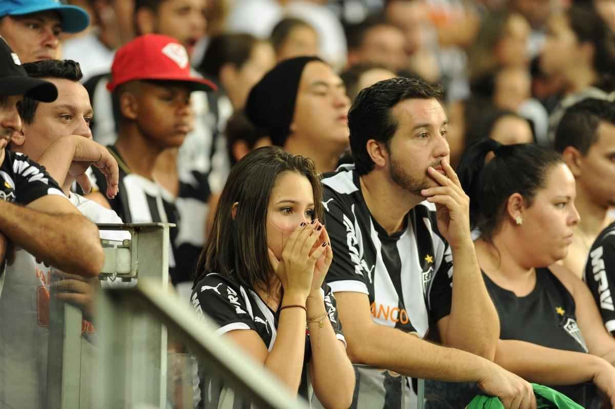Imagens da torcida do Atltico na primeira partida da final do Mineiro, contra a Caldense